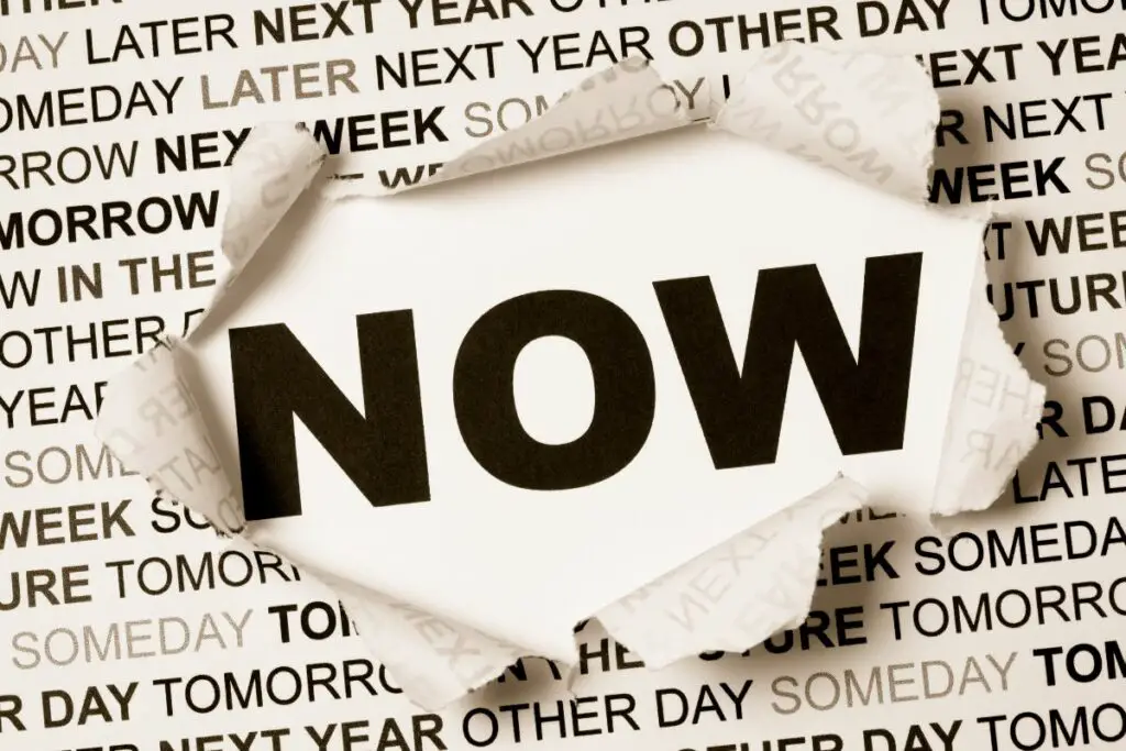 "Live NOW. Do NOW."
